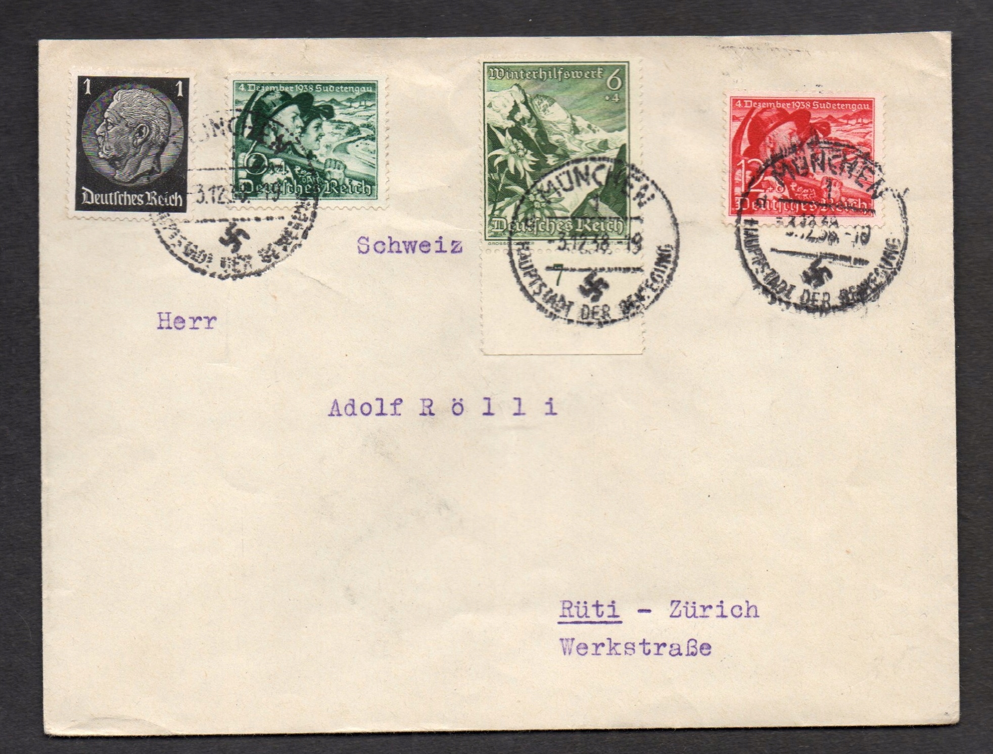 Германский Рейх-интересный старый груз