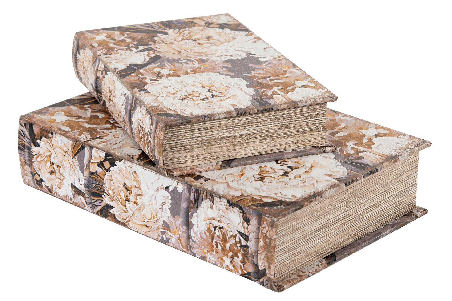 2 ks Krabička Kniha na drobnosti a květiny