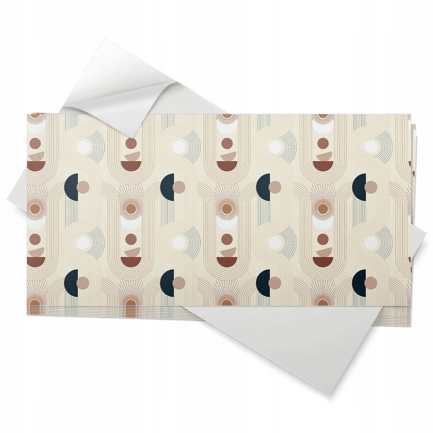 Sada dlaždic Vinyl Pvc 10 ks 40x20 cm Abstraktní linie a tvary