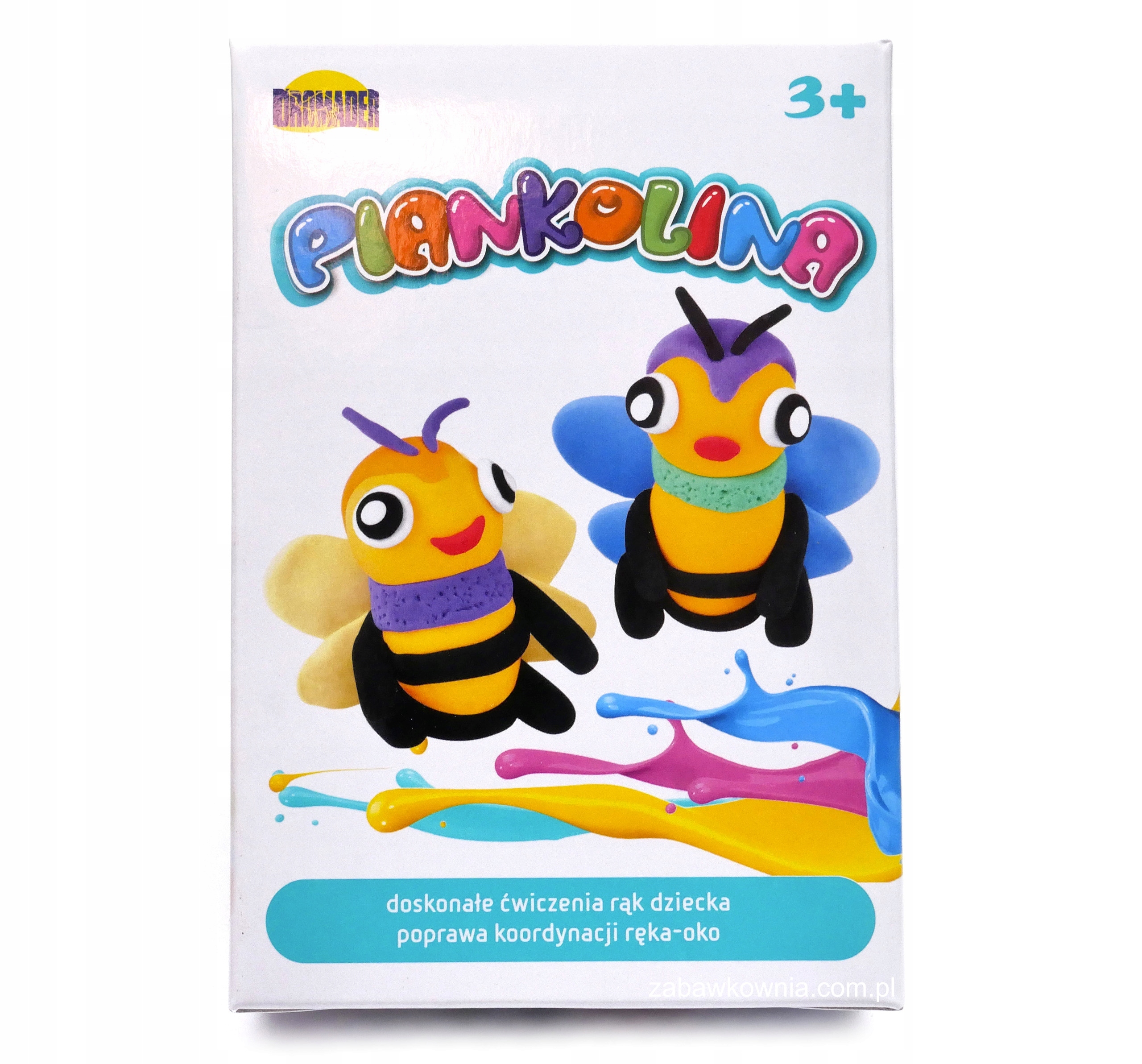 PLASTYNKA piankolina kolorowe pszczółki