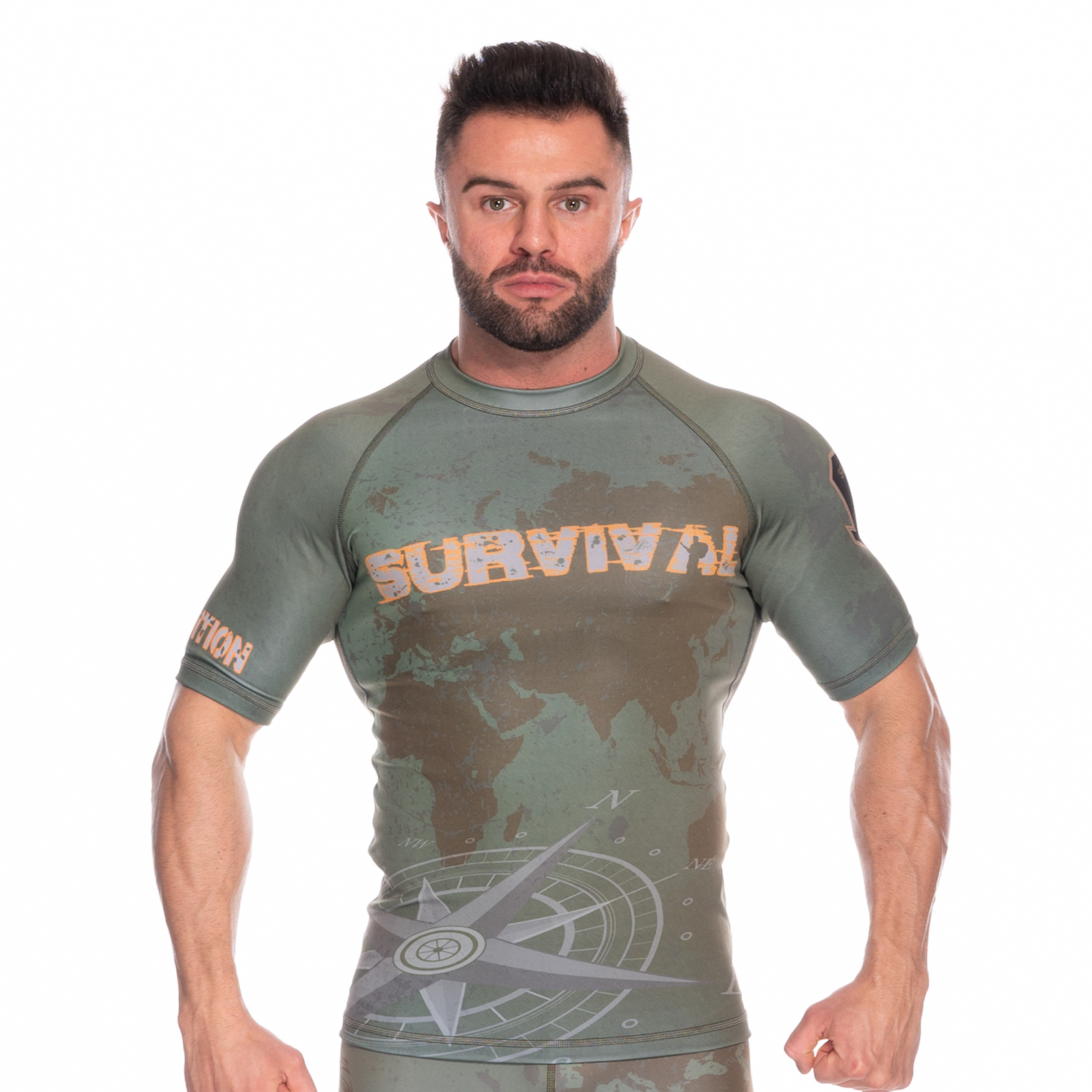 

Oddychająca koszulka treningowa Survival. Jony Ag+