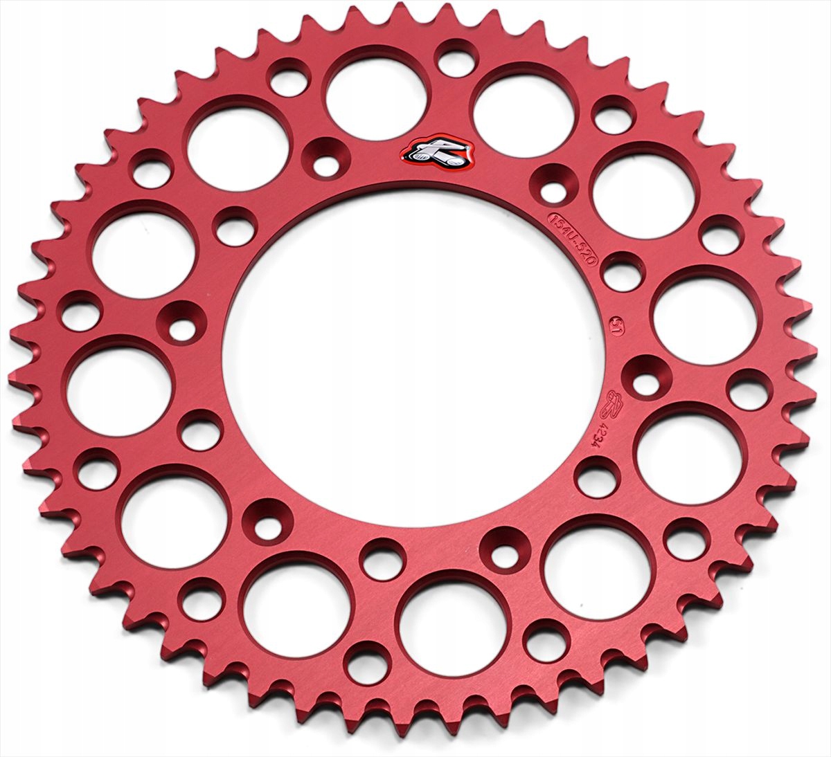 Ozubené Koleso Zadné Renthal 520 51Z Red Ultra Light Honda Cr Crf Xr Kawasaki ZX-10