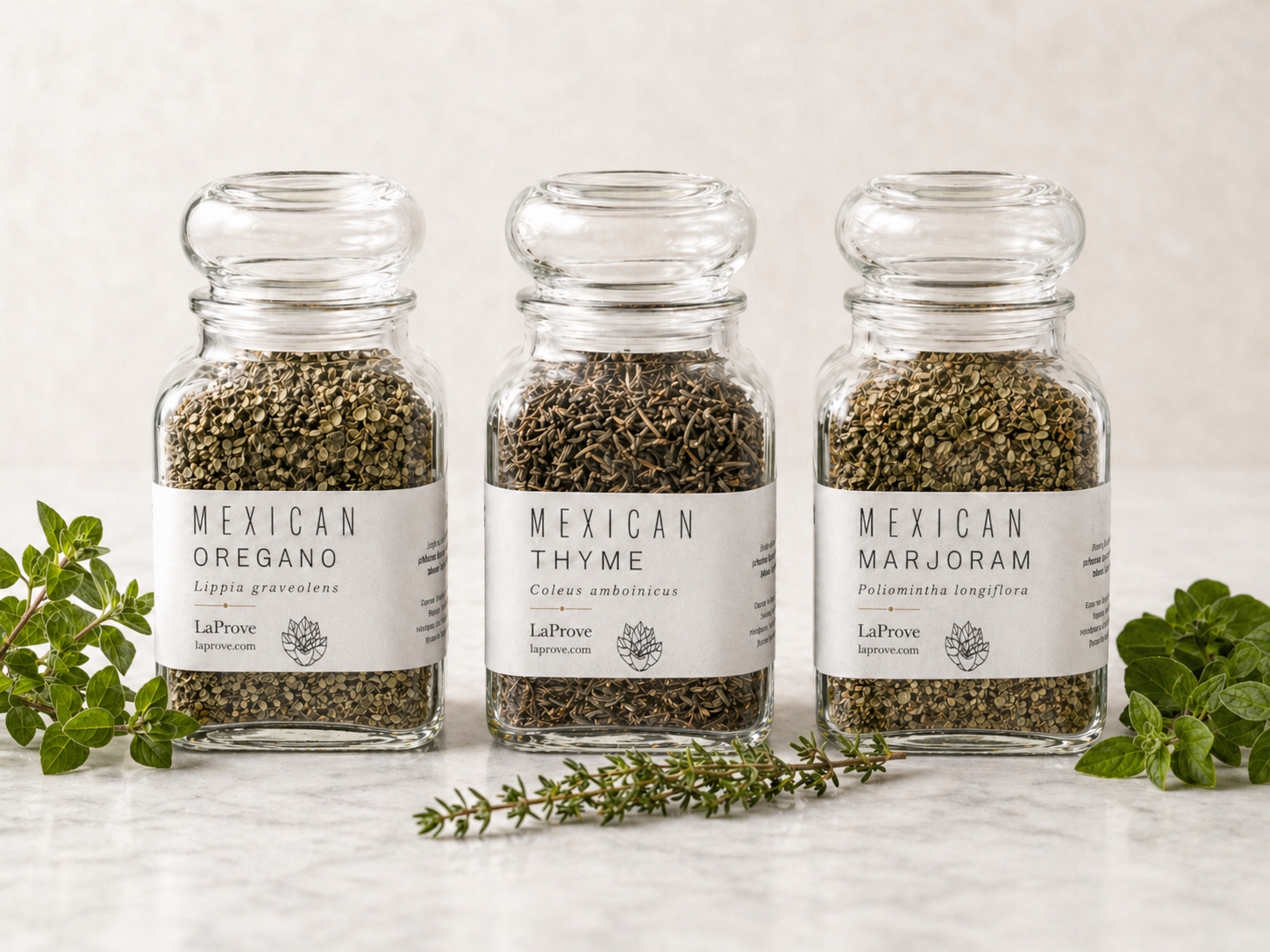 Mexické bylinkové trio – oregano 20 g, tymián 20 g a majoránka 20 g