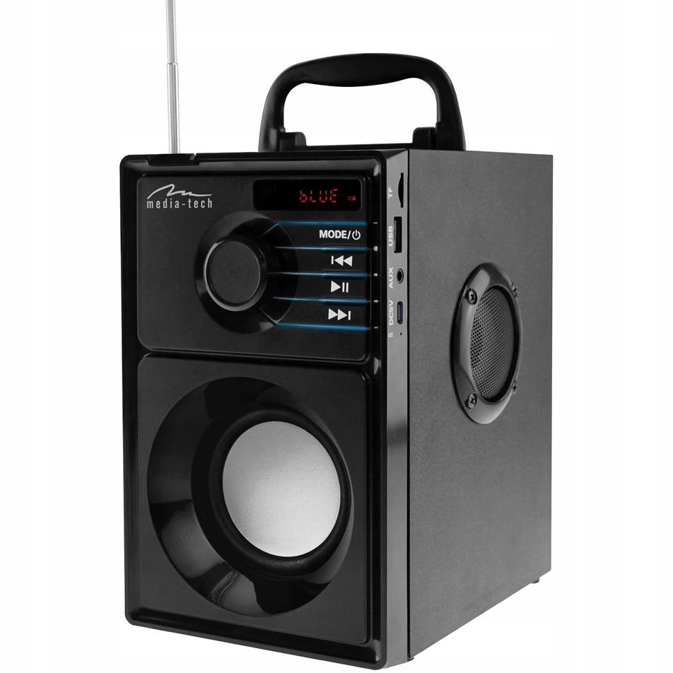Głośnik BOOMBOX MediaTech Bluetooth5.1 FM 600W USB SD Rodzaj zestawu 2.0