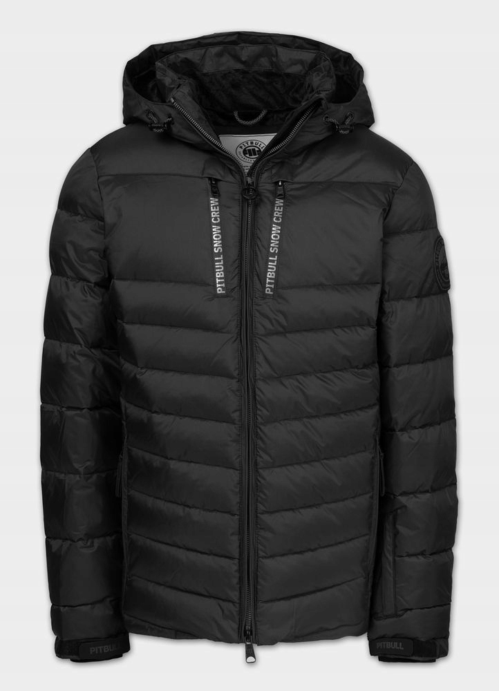 Pánská Zimní bunda Pitbull lyžařská prošívaná s kapucí Crestline