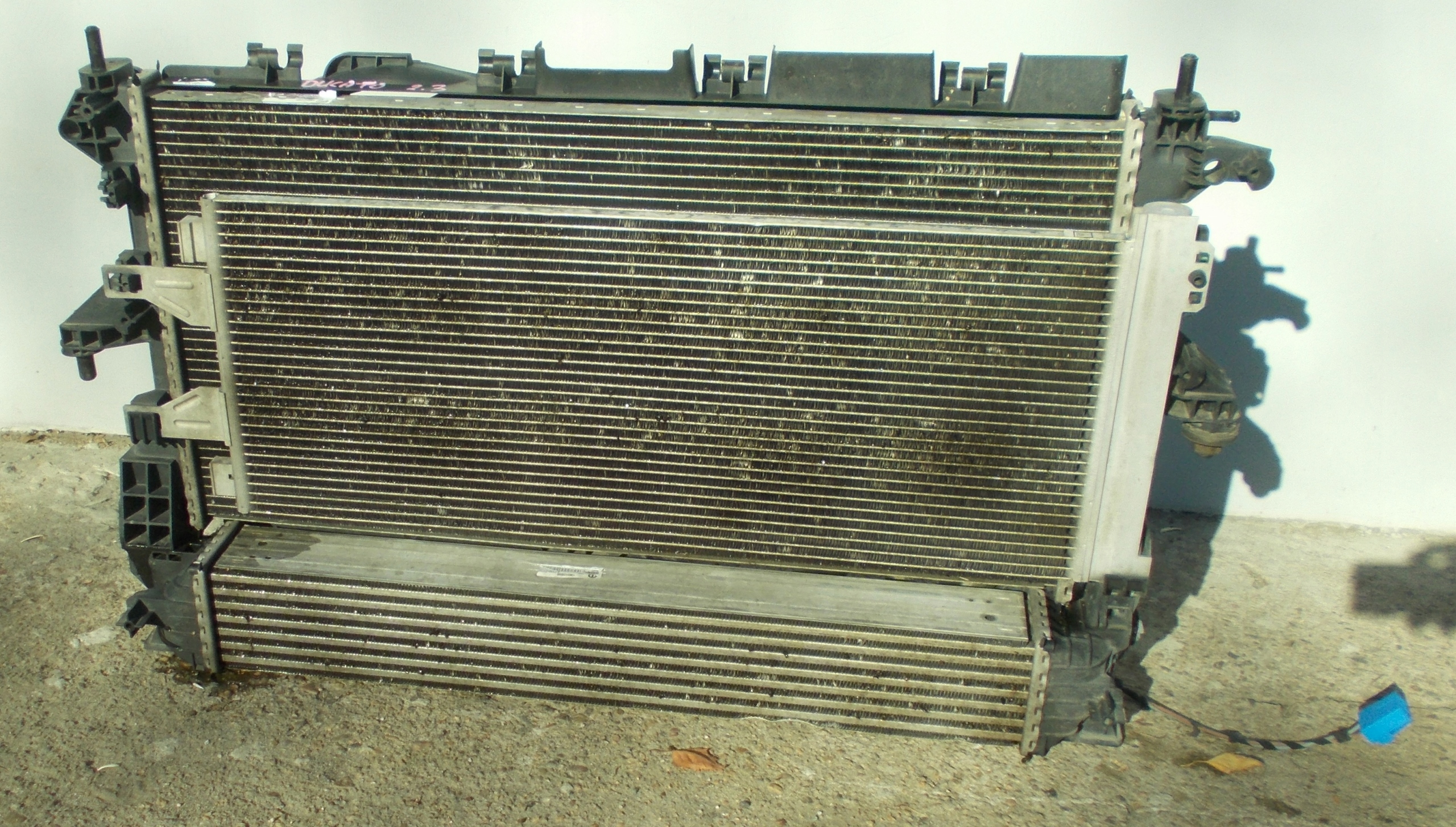 DUCATO JUMPER 16R 2.3 JTD radiator complete