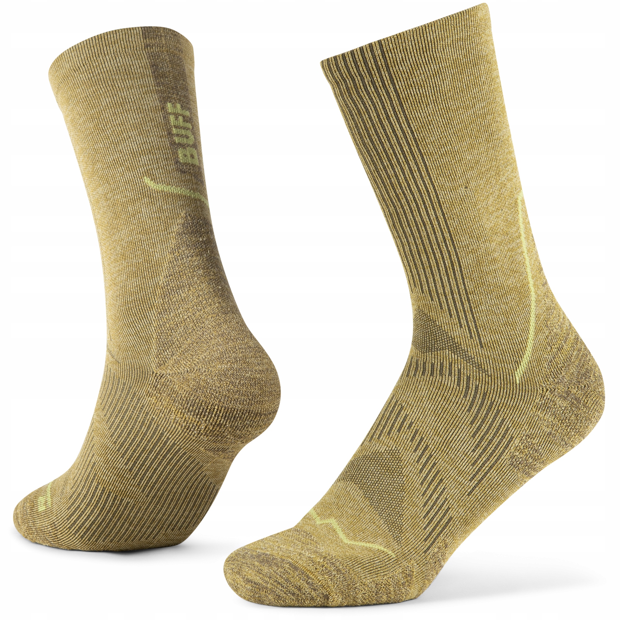 Ponožky Buff Dryflx Crew Sock DC Gingko L velikost 39/41
