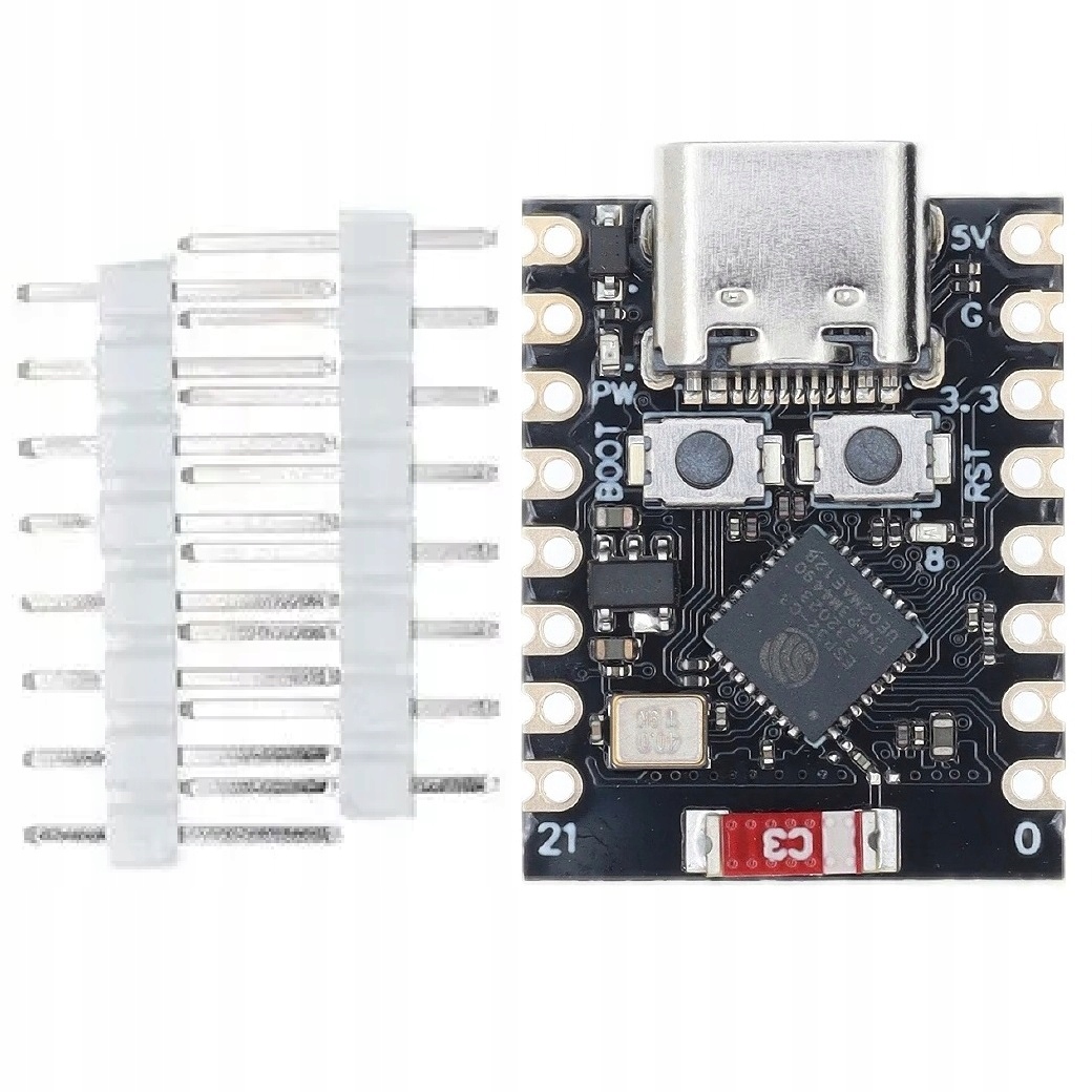 PŁYTKA ROZWOJOWA ESP32-C3 SUPER MINI ARDUINO WIFI BLUETOOTH 5 RISC-V ...
