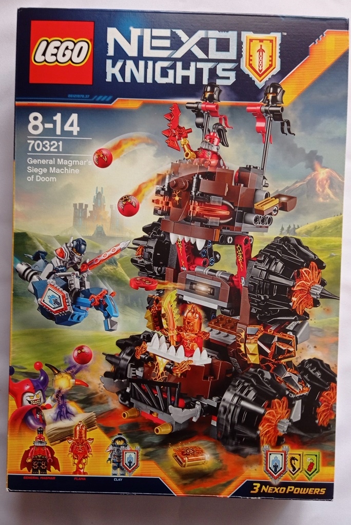 Lego Nexo Knights 70321 General Magmar's Siege Machine of Doom Marka LEGO