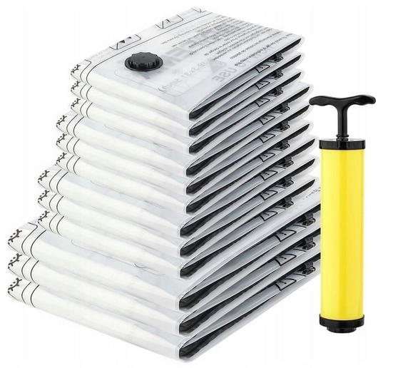 Levně Vakuové Sáčky Grifema GH83 12 Ks Ruční Pumpa 8A112