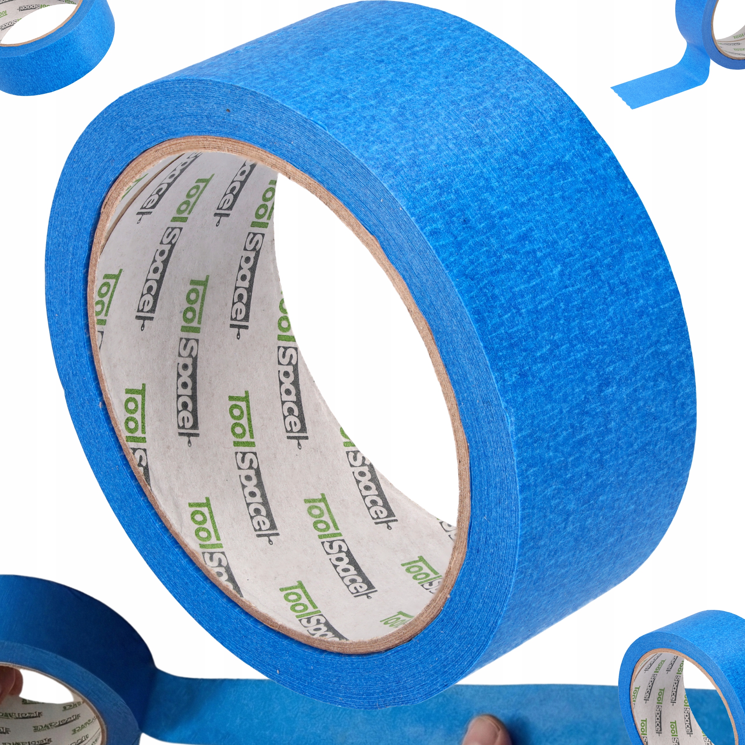 TAŚMA PAPIEROWA MALARSKA NIEBIESKA UV 38mm/25m