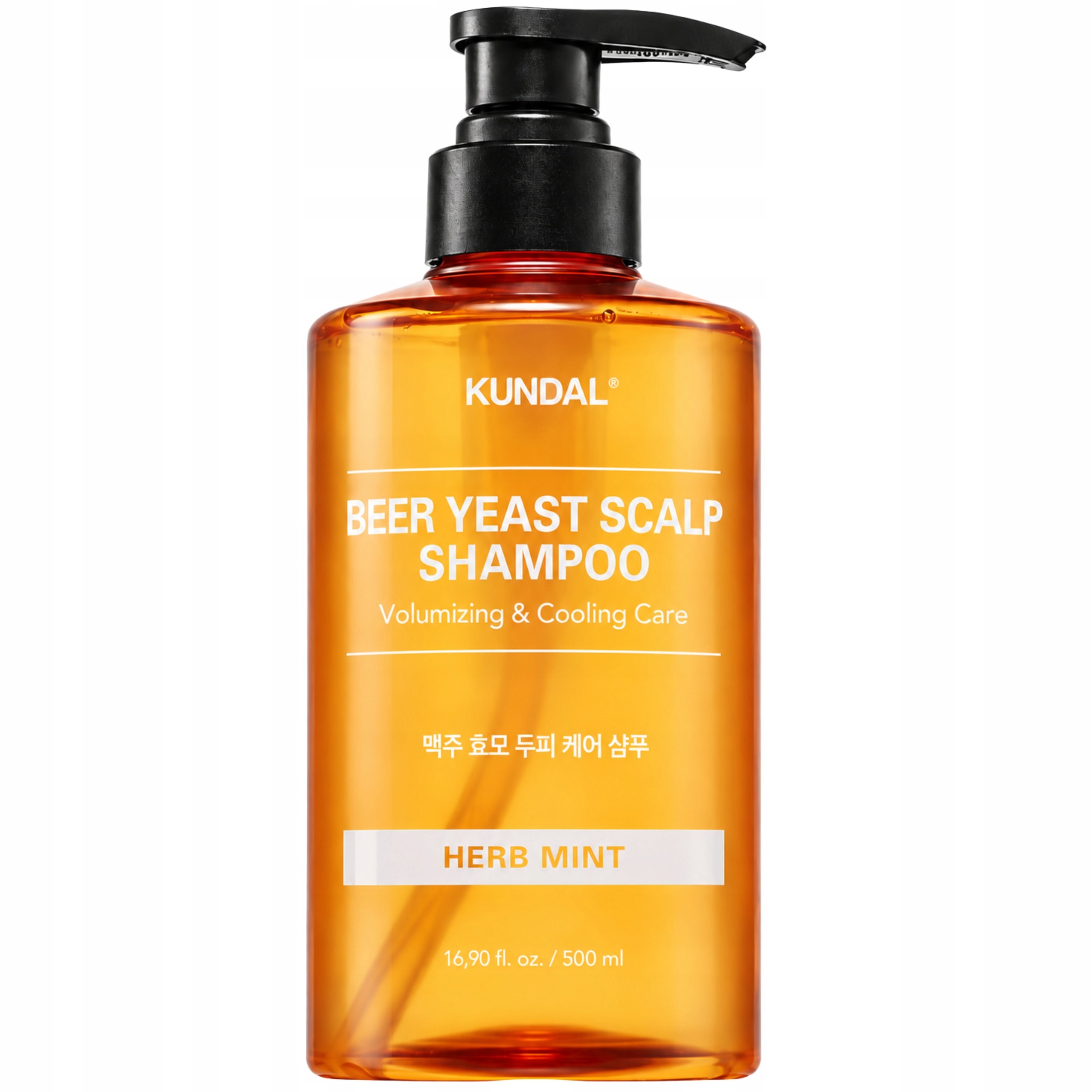 Šampon Posiluje Kundal Beer Yeast Scalp Shampoo Herb Mint 500 ml
