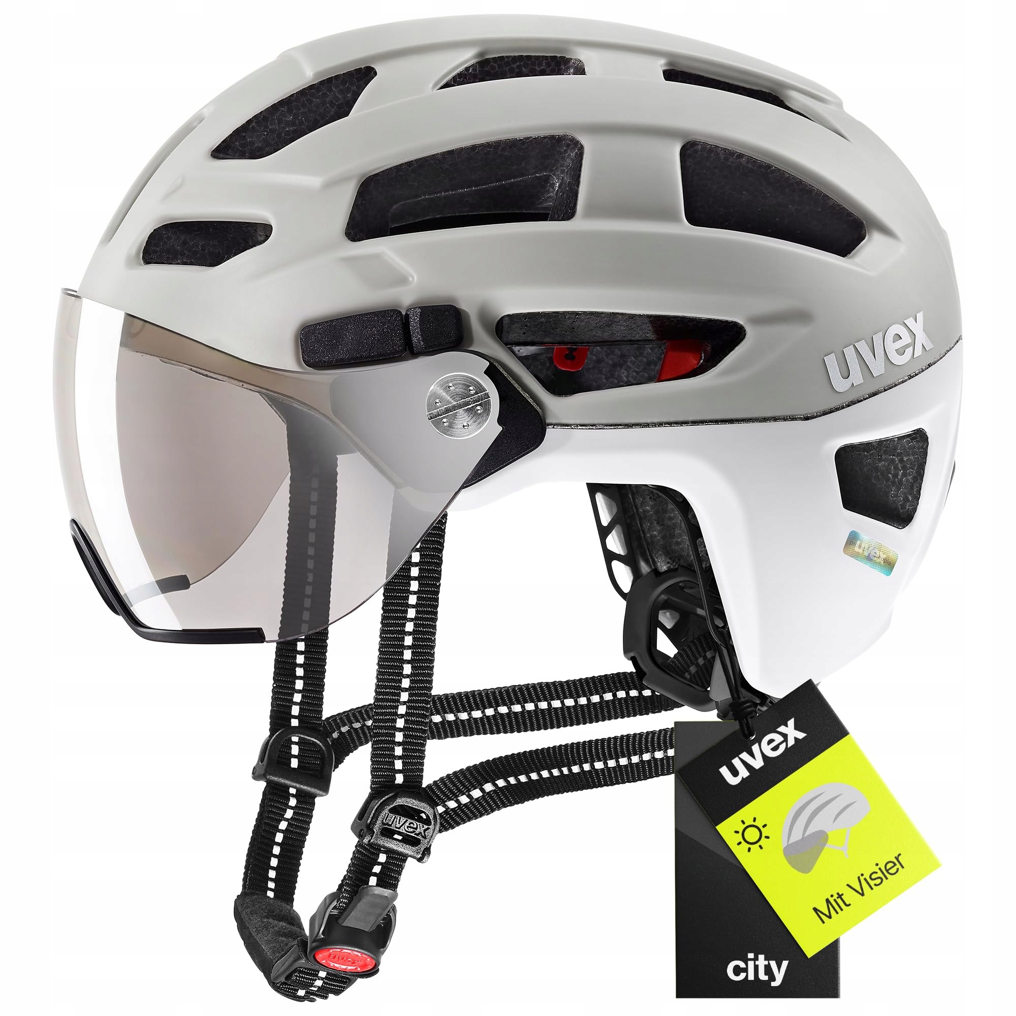 Cyklistická přilba Uvex Finale Visor Šedá 52-57 CM #st