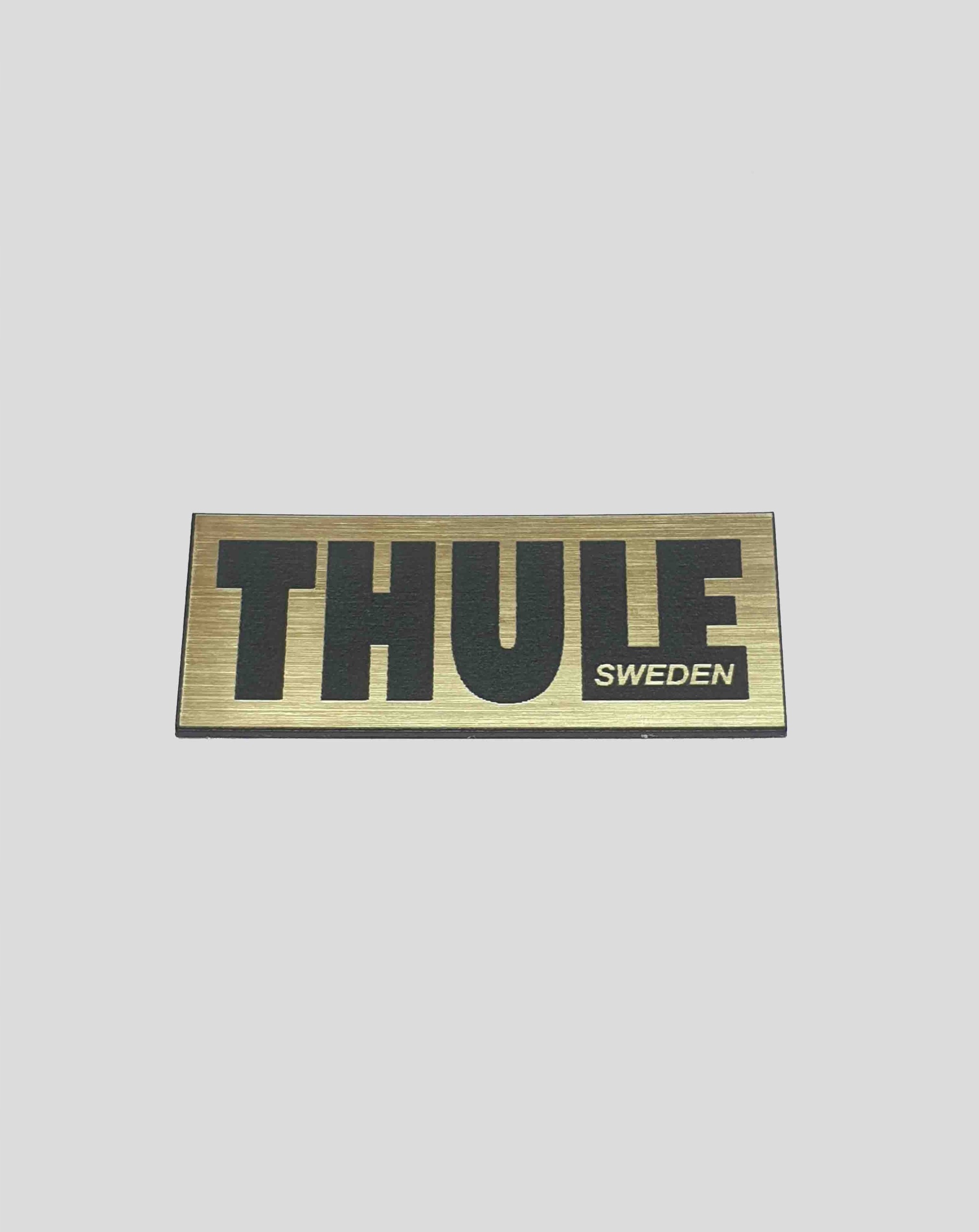 

Thule Sweden naklejka emblemat 100 x 40 mm *złota