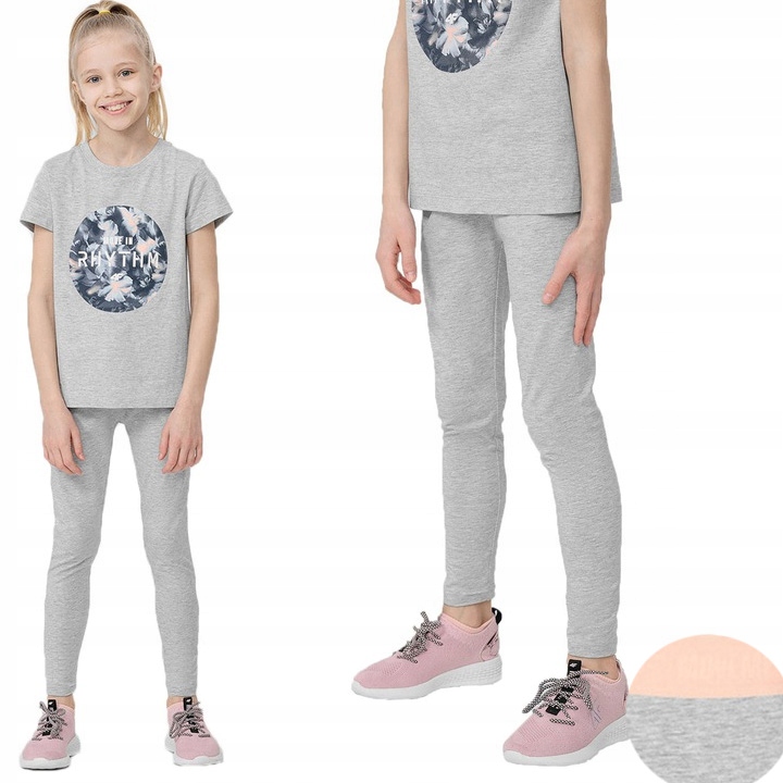 

Legginsy Dziewczęce 4F Getry Leginsy Bawełna 140