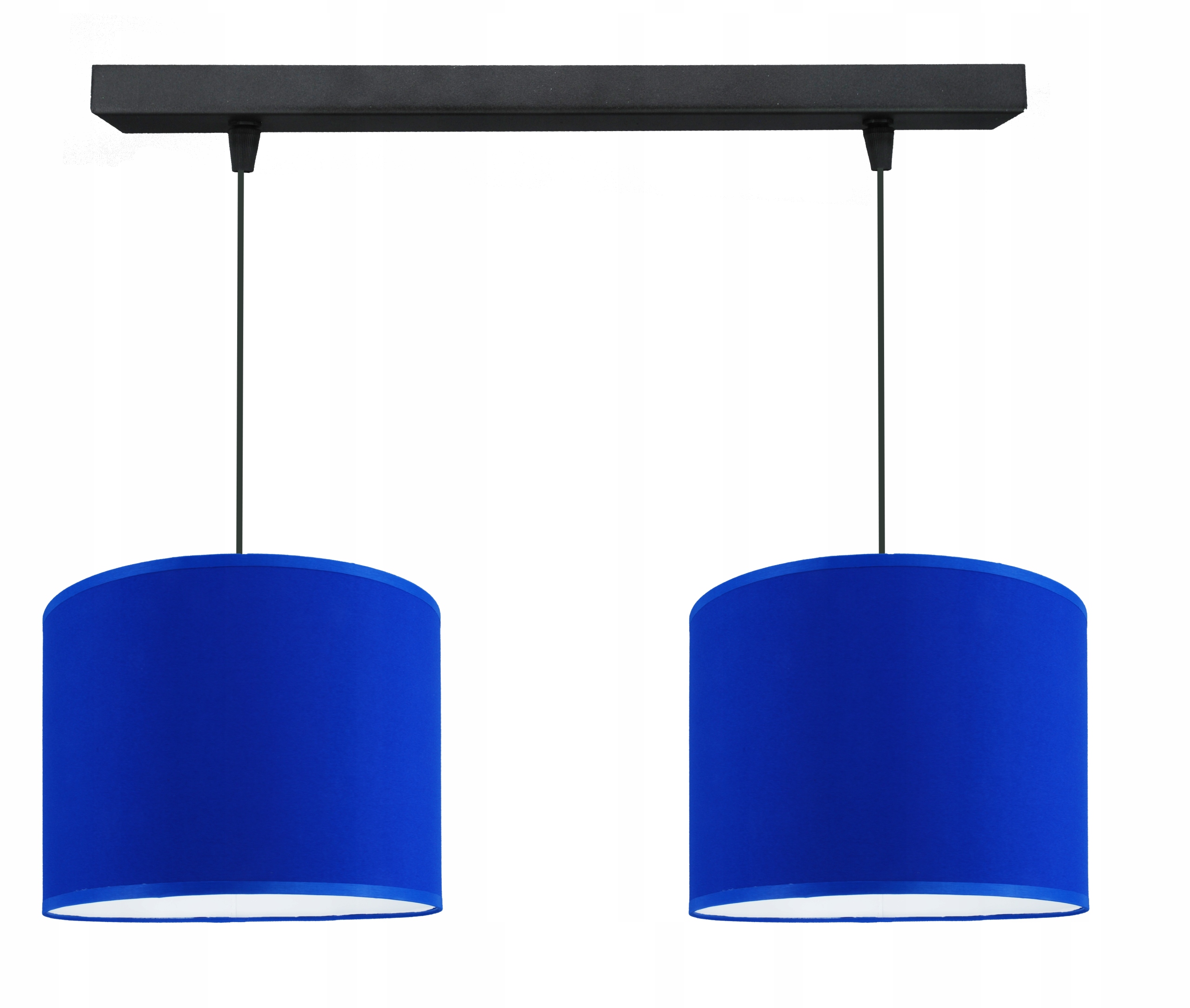 Moderní závěsná lampa lustr, stropní módní stínidlo 20 cm, modrá, Led