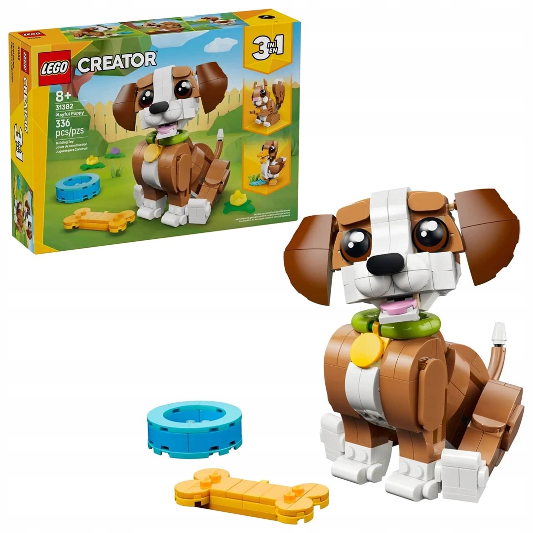 Lego Creator 3v1 31382 Roztomilá zvířátka: Psotný štěně