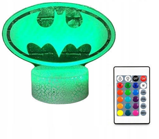 

Lampka Nocna 3D Led Batman Logo DC Pilot
