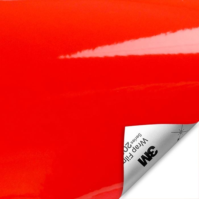 3M 2080 Fólie pro změnu barvy automobilu 50x152 G13 Gloss Hot Rod Red