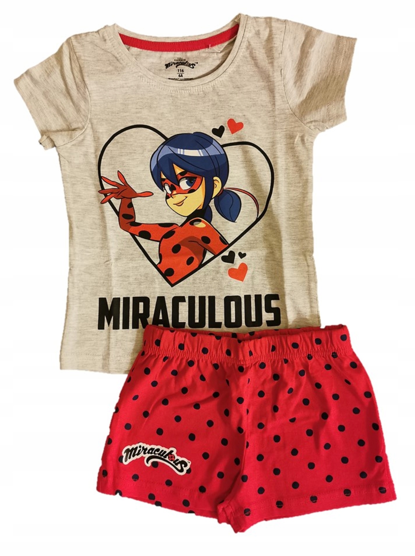 

Miraculum Biedronka i Czarny Kot Piżama krótka 134