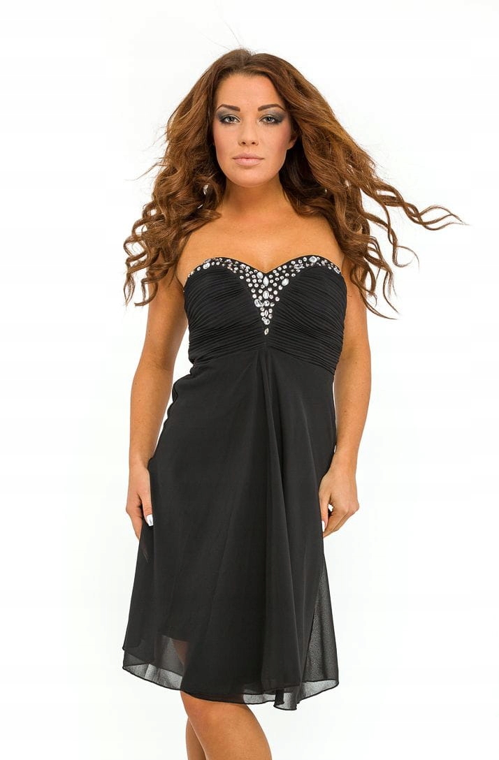 

Pink Boom Sukienka elegancka odkryte ramiona M 38