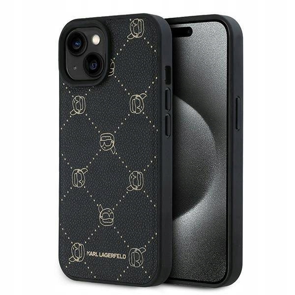 Pouzdro Karl Lagerfeld Karl Head do Magsafe pro iPhone 15 Plus černé