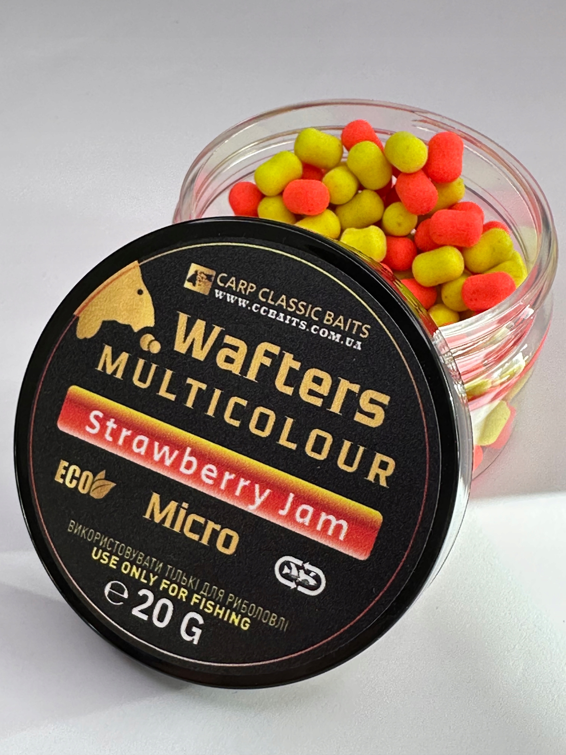 Kulki Proteinowe Wafters Micro Carp Classic Baits Strawberry Jam