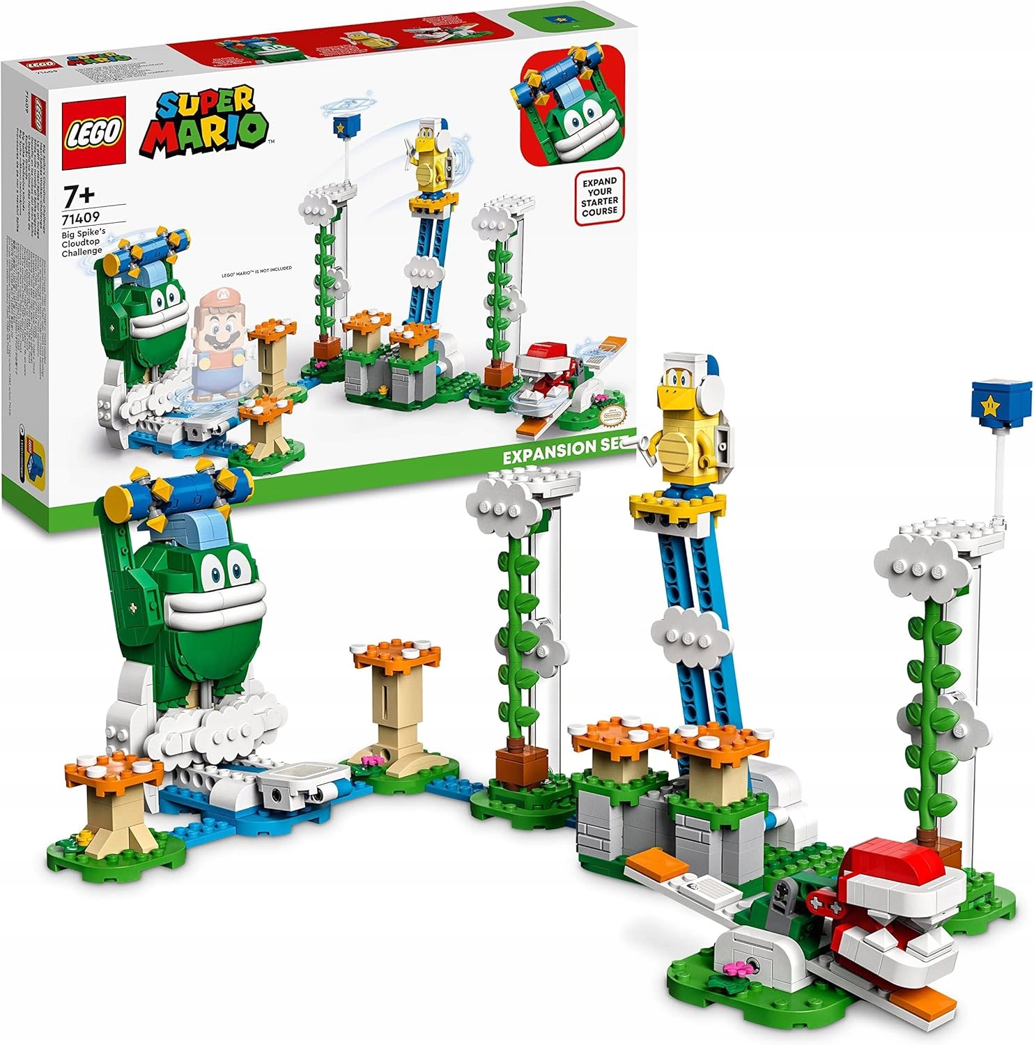 Lego Mario 71409 Big Spike i chmury Zestaw rozszerzający