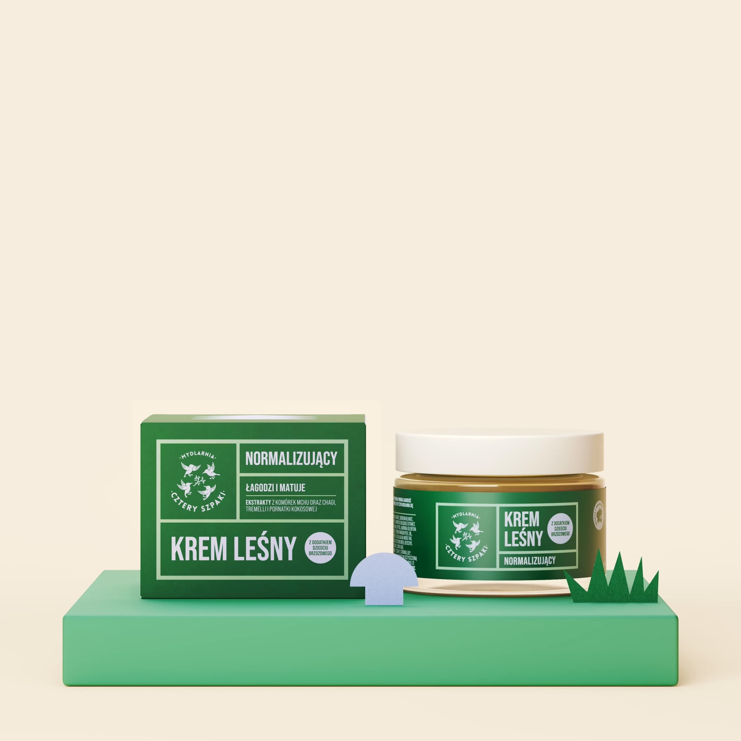 Cztery Szpaki Normalizační krém na obličej Lesní 50 ml
