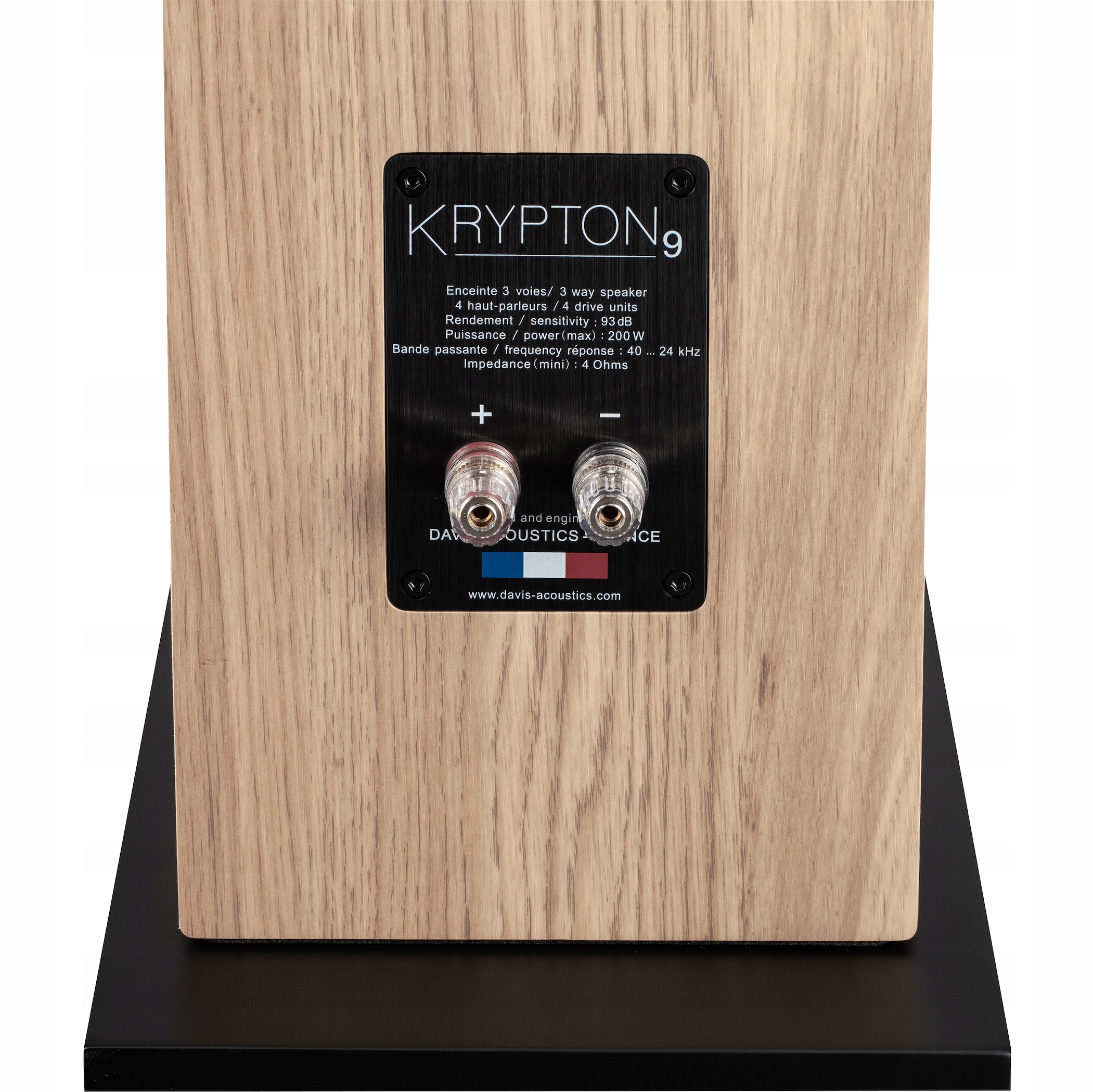 Davis Acoustics Krypton 9 nordik - kolumny hifi Konstrukcja trójdrożne bass-reflex
