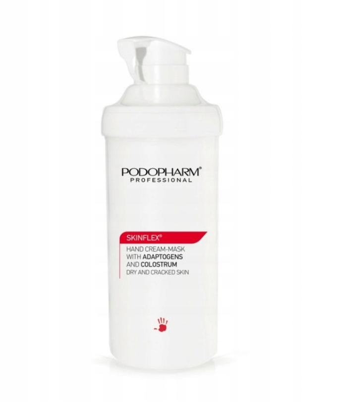 Podopharm Krémová maska na ruce s adaptogeny a colostrum pro suchou pokožku 500 ml