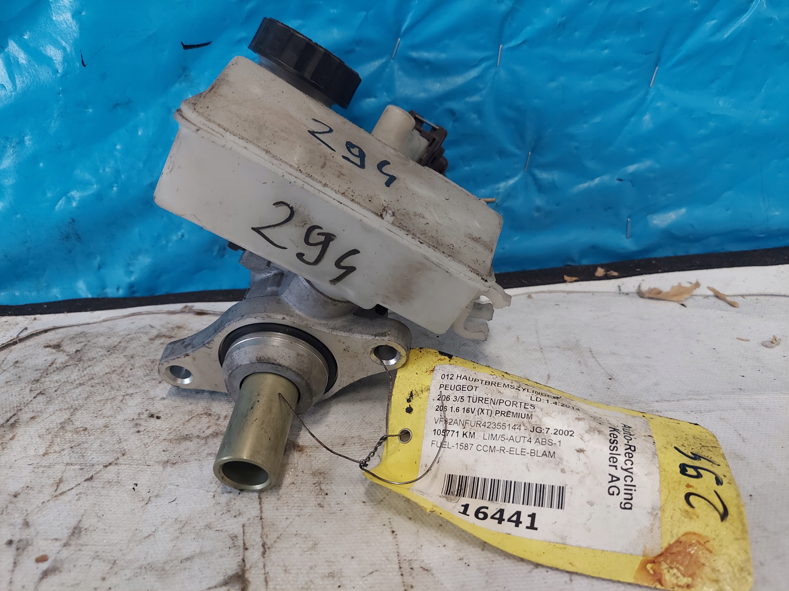 Servofreno PEUGEOT 206 1.6 16V ATE