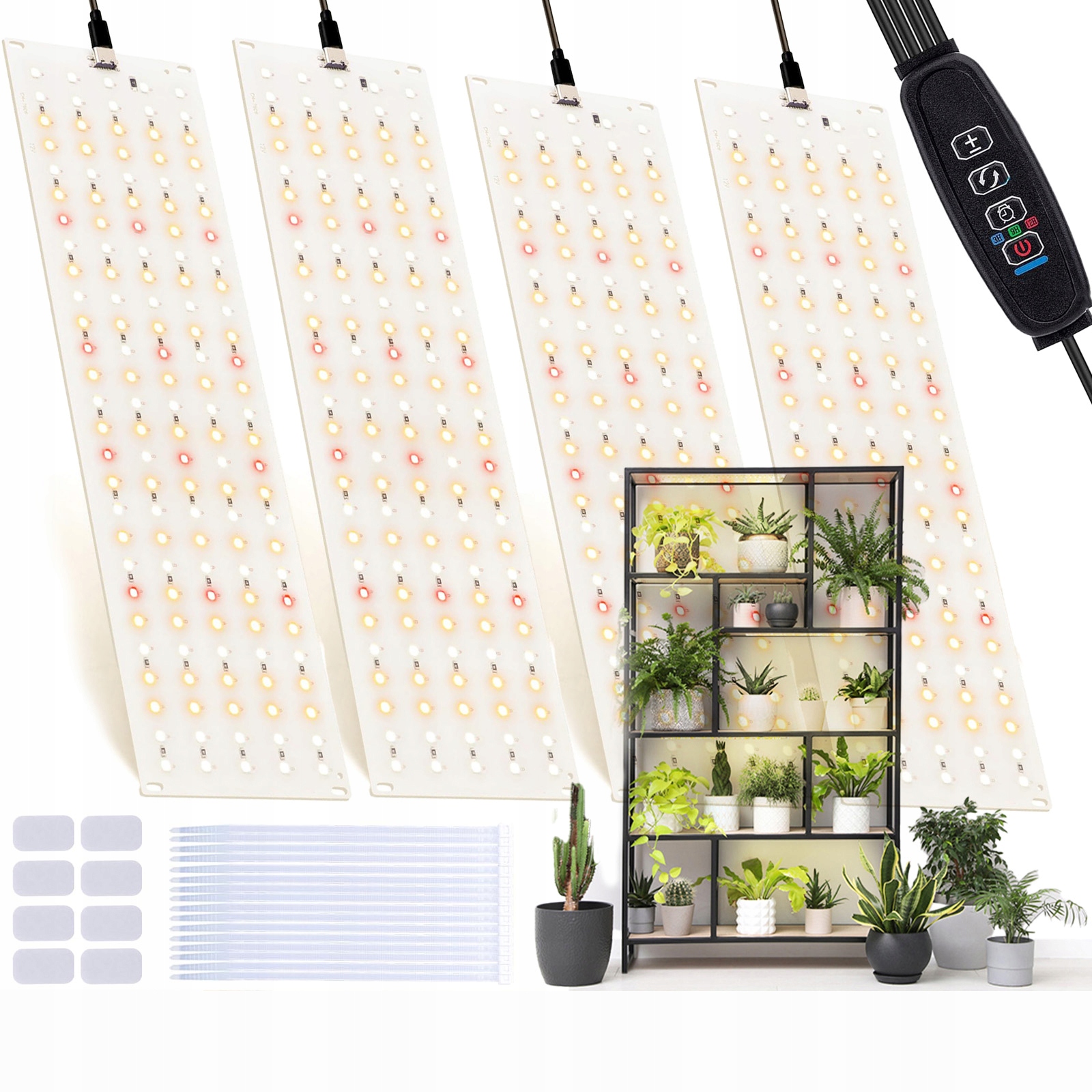 Full Spectrum Sluneční Světlo Lampa Pro Růst Pěstování Rostlin 30CM 4KS