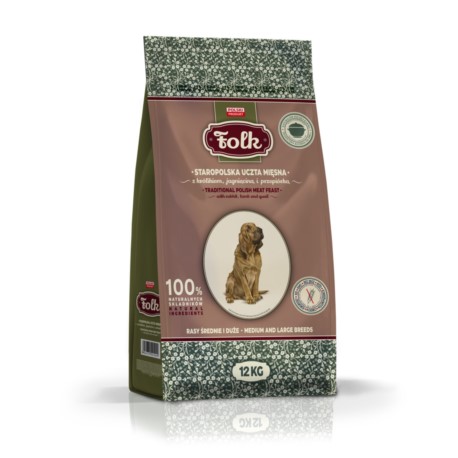 Karma dla psa Folk Staropolska uczta mięsna 12 kg