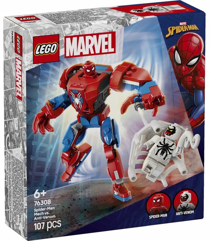 76308 Lego Heroes Spider-Manův mech versus Anti-Venom