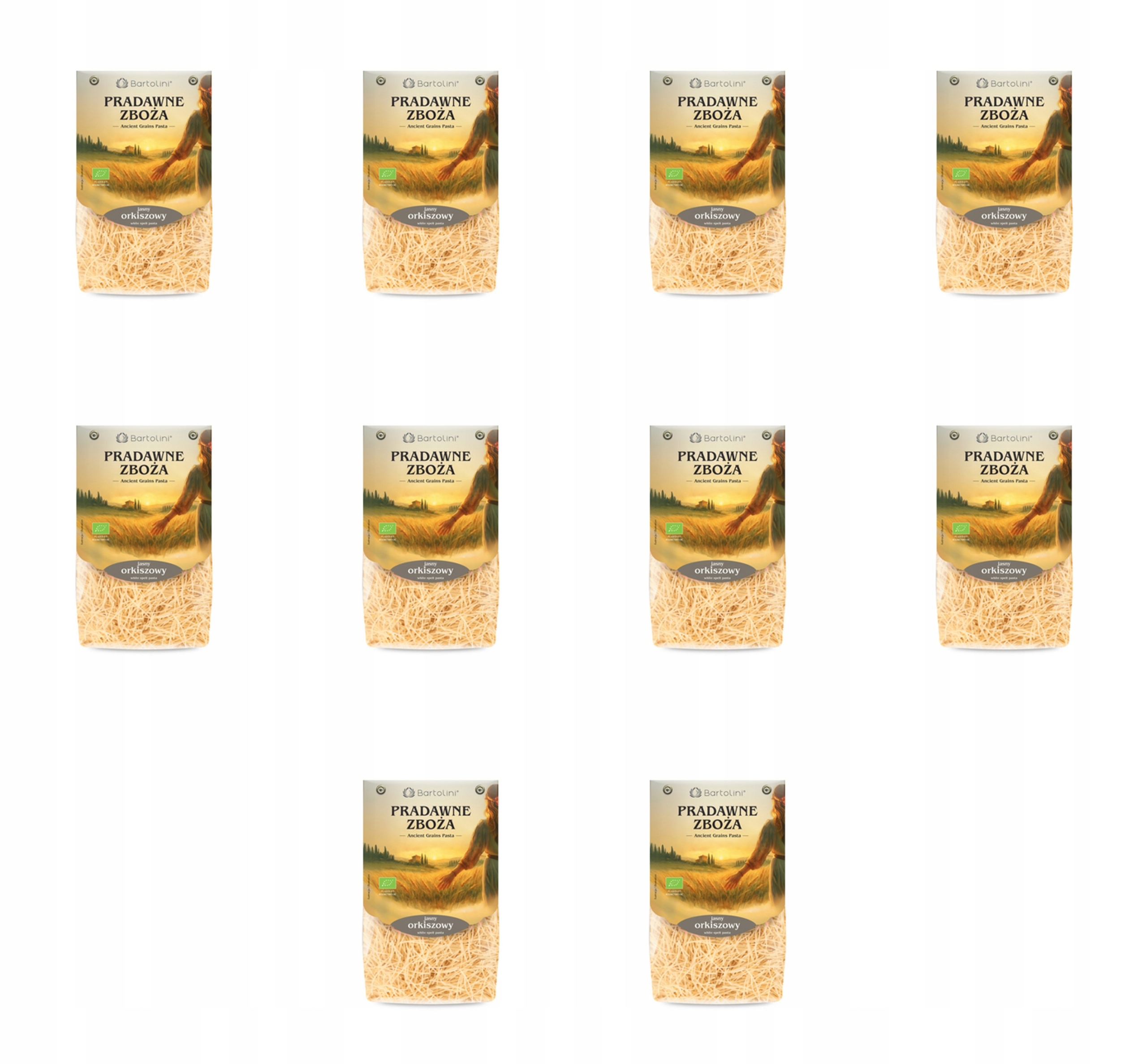 Těstoviny Bartolini ekologické, špaldové, světlá nit 250 g X10