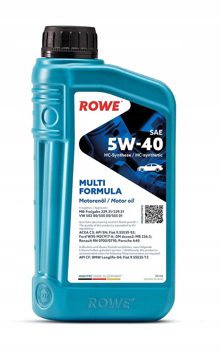 

Olej Rowe Multi Formula 5 W 40 1L
