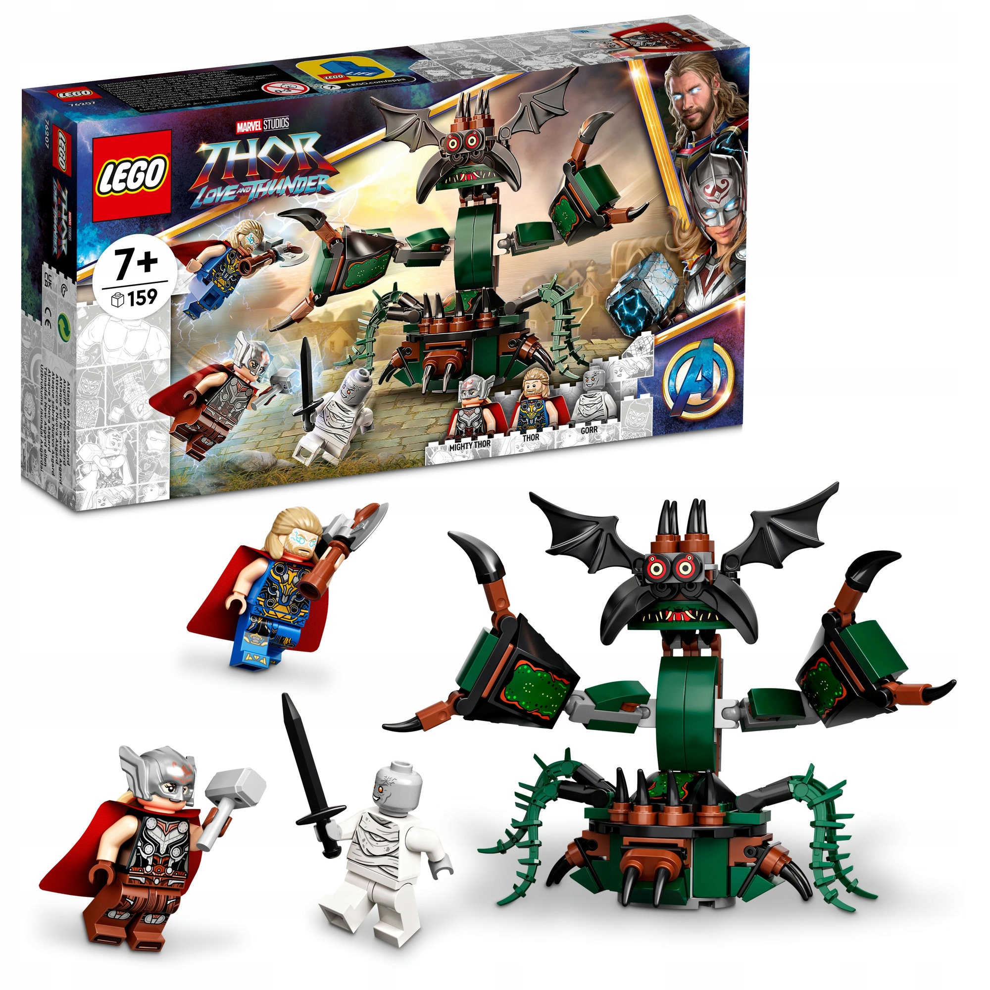 Lego 76207 Heroes Útok na Nový Asgard