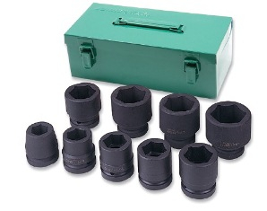 

Komplet nasadek udarowych 1" 9szt. S03A8309S