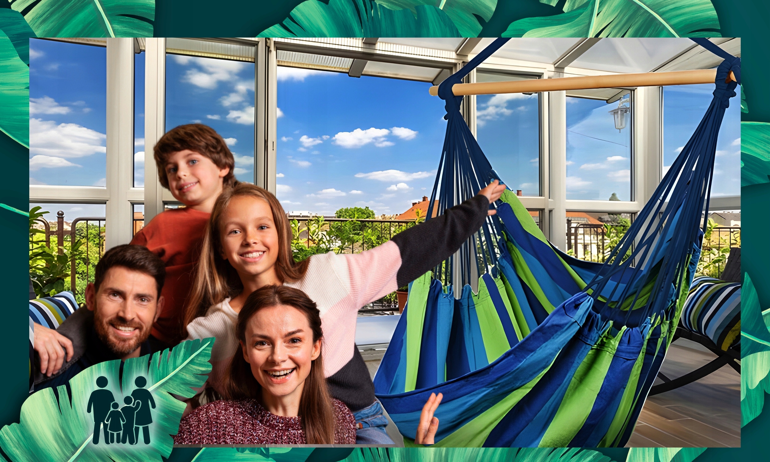 HAMAK FOTEL WISZĄCY OGRODOWY BRAZYLIJSKI BUJANY HUŚTAWKA KOKON + 2 PODUSZKI EAN (GTIN) 5905454107853