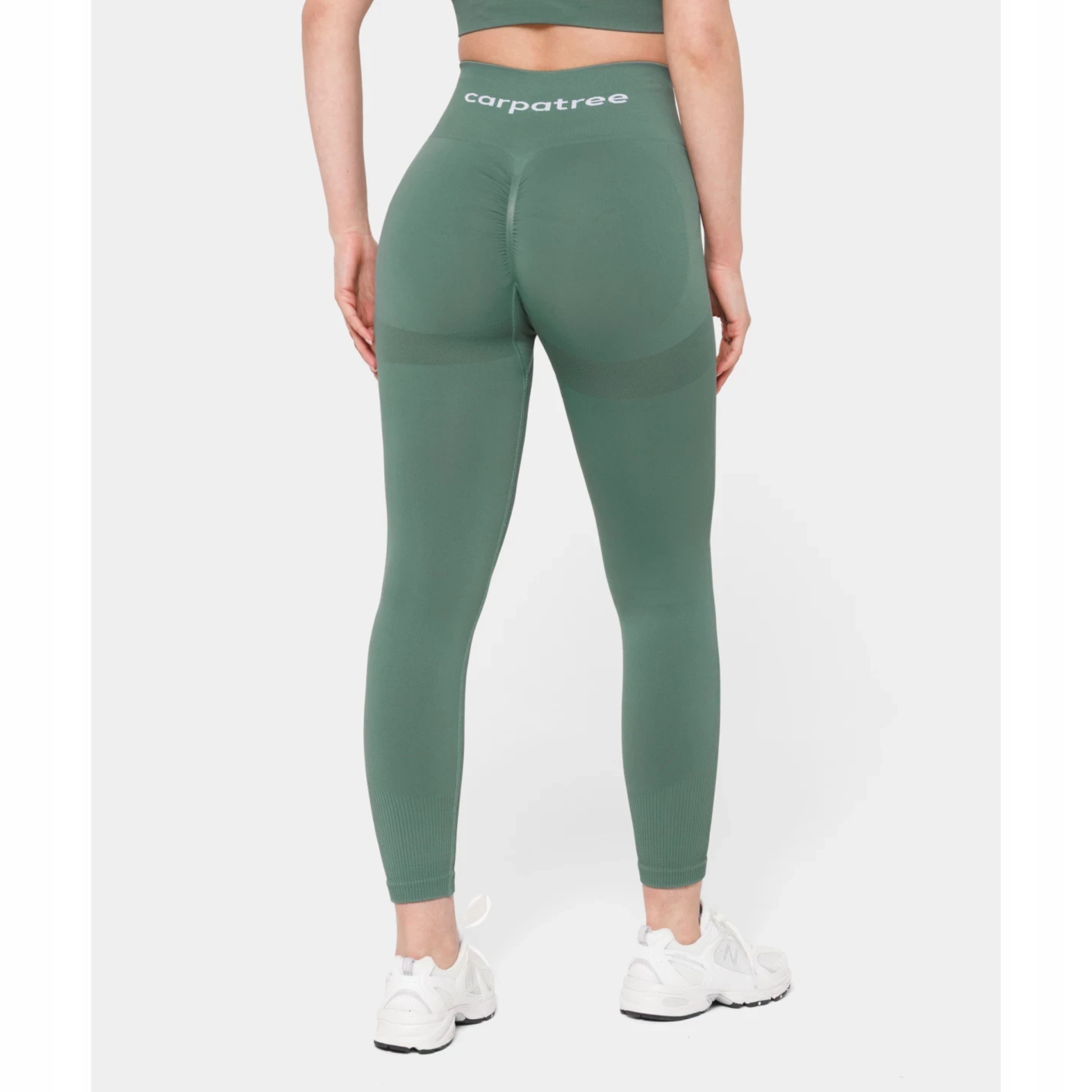 LEGGINSY MODELUJĄCE POŚLADKI PUSH UP WYSOKI STAN - M Kod producenta OLIVE GREEN