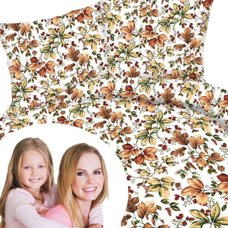 

Pościel komplet w kolorowe liście 160x200 cm