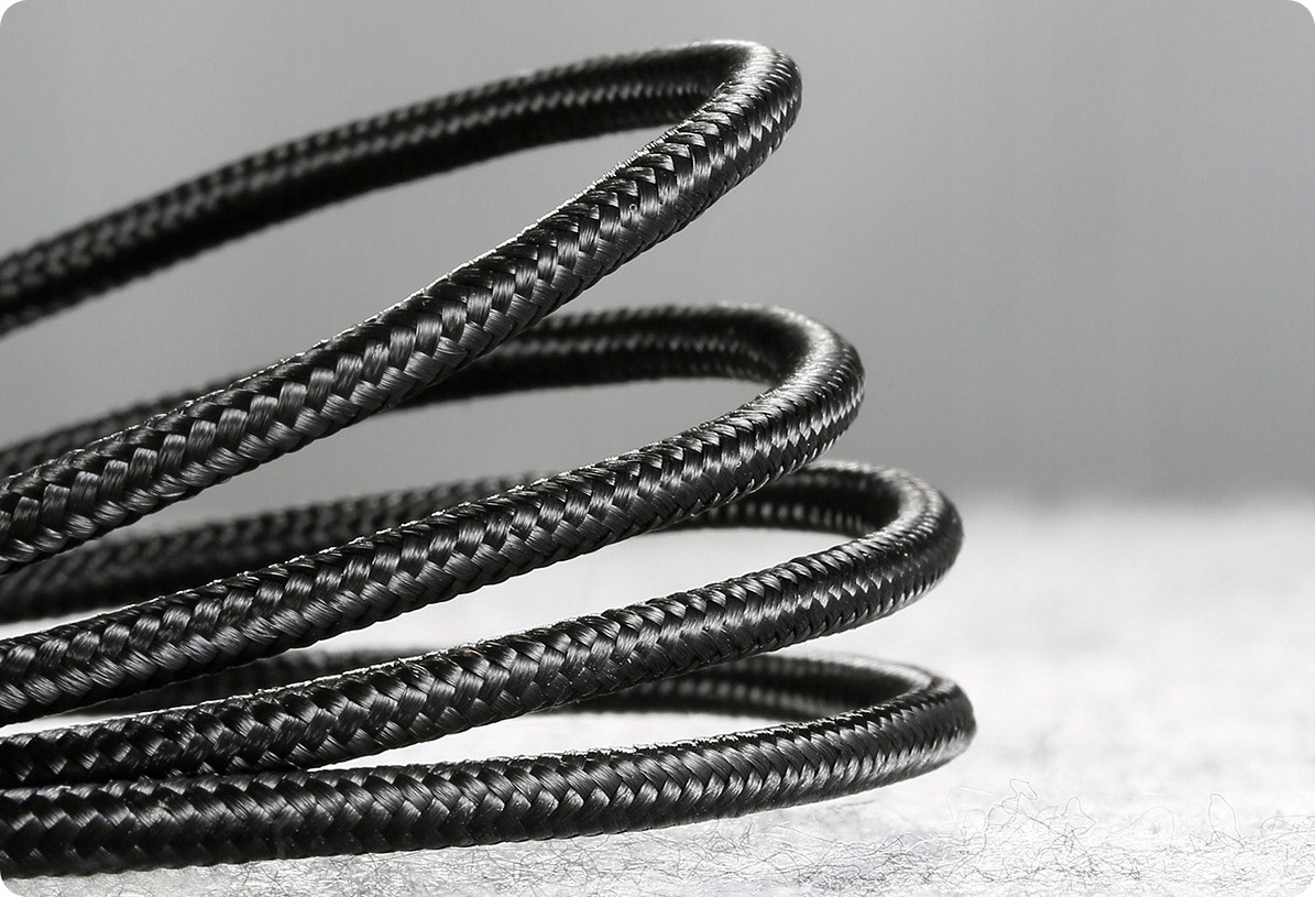 BASEUS MOCNY KABEL USB USB-C TYP-C PRZEWÓD OPLOT QUICK CHARGE 3.0 3A 1M Długość przewodu 1 m