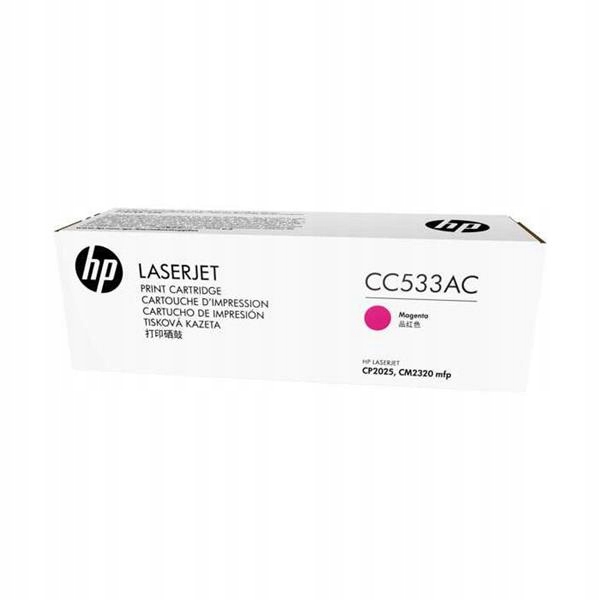 Originální toner Magenta Hp Color LaserJet CP2025, CM2320 (304AC CC533AC)