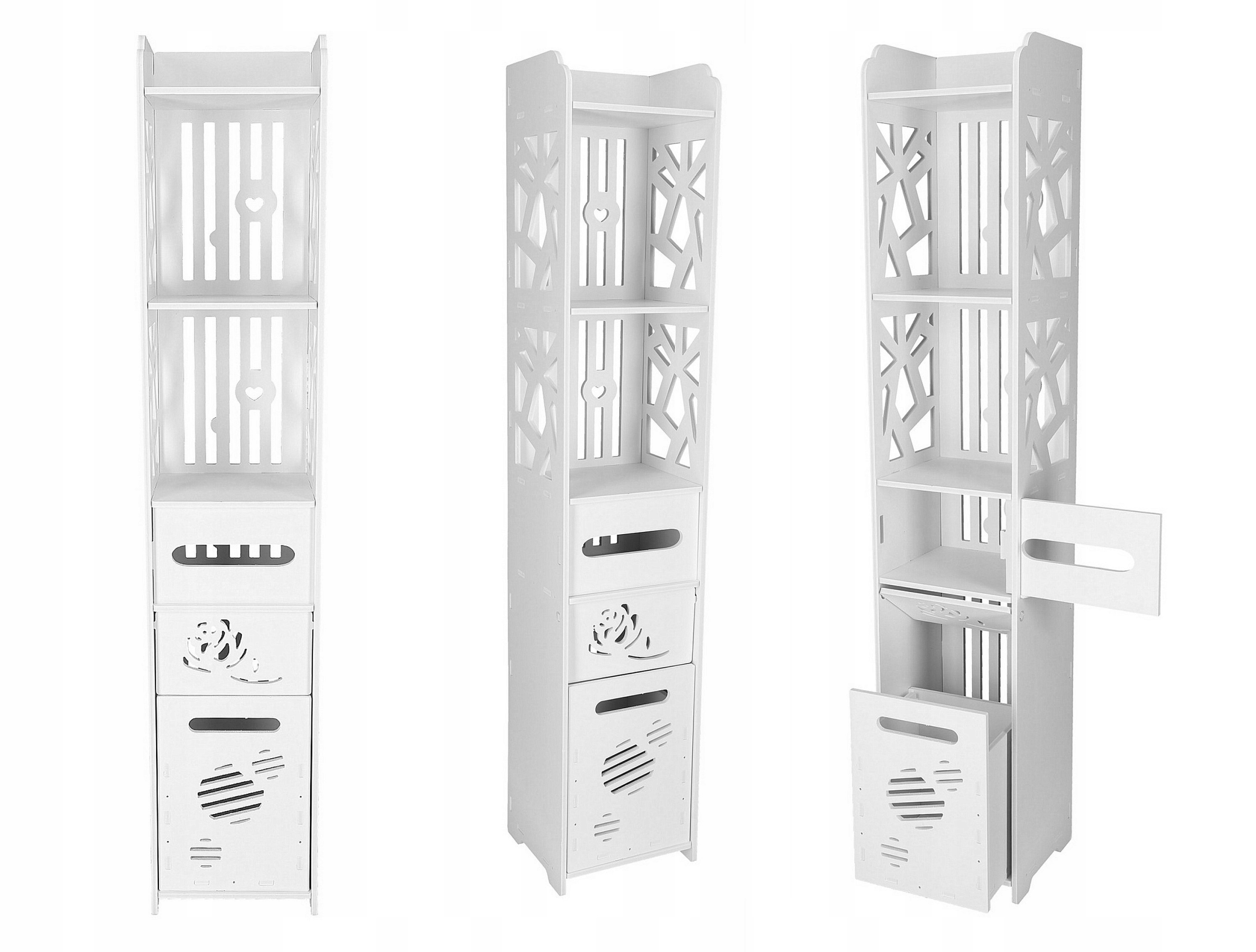 PÓŁKA łazienkowa STOJĄCA REGAŁ SŁUPEK ROMA