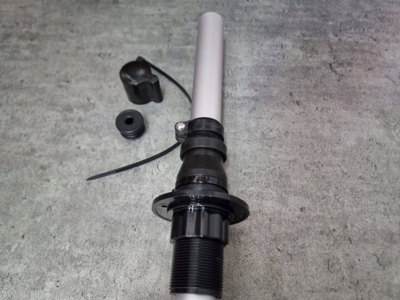 Maszt antenowy wysuwany aluminiowy 118 cm Wecamp do przyczepy lub kampera Marka Inna