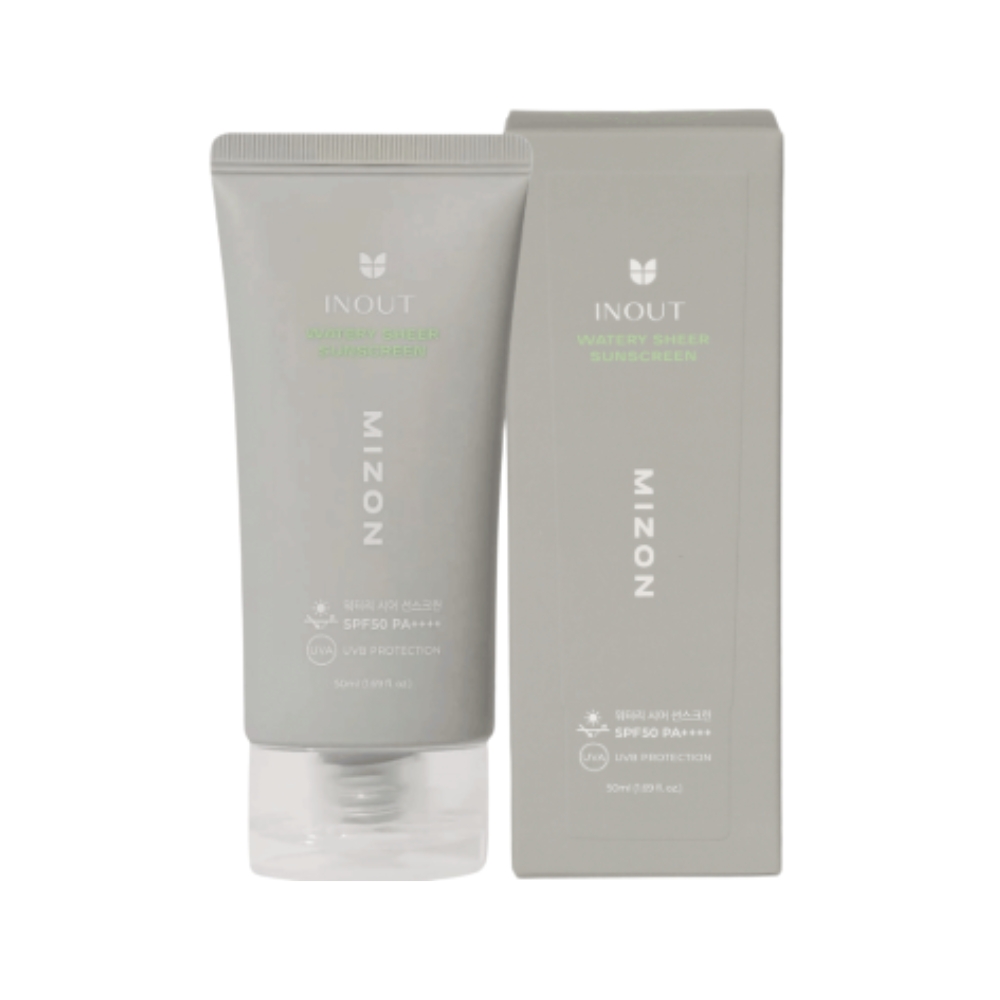 Mizon Inout Watery Sheer Sunscreen SPF50 Pa++++ 50 ml lehký krém proti stárnutí