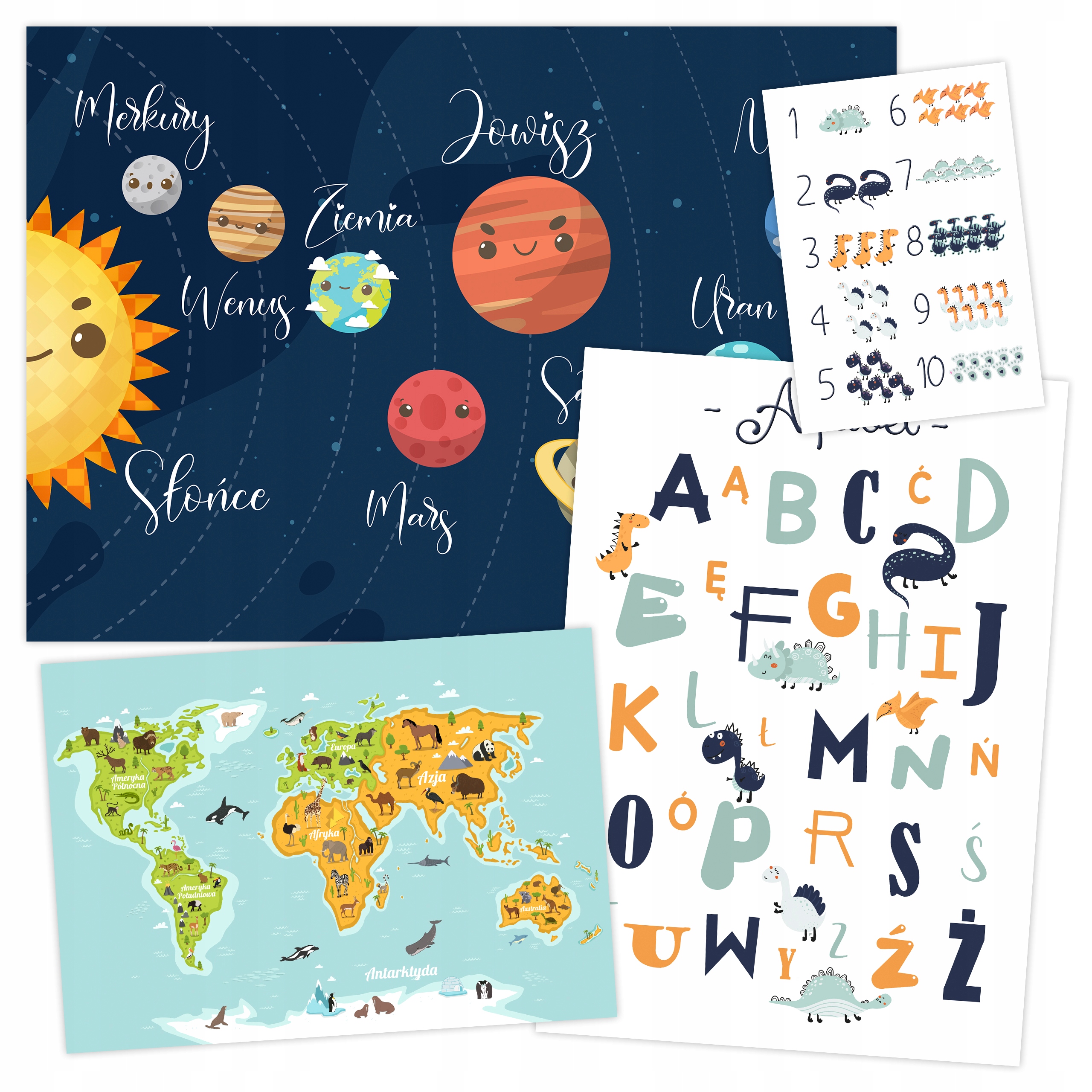 

Plakat Edukacyjny Laminowany Folia Duży Wybór A3