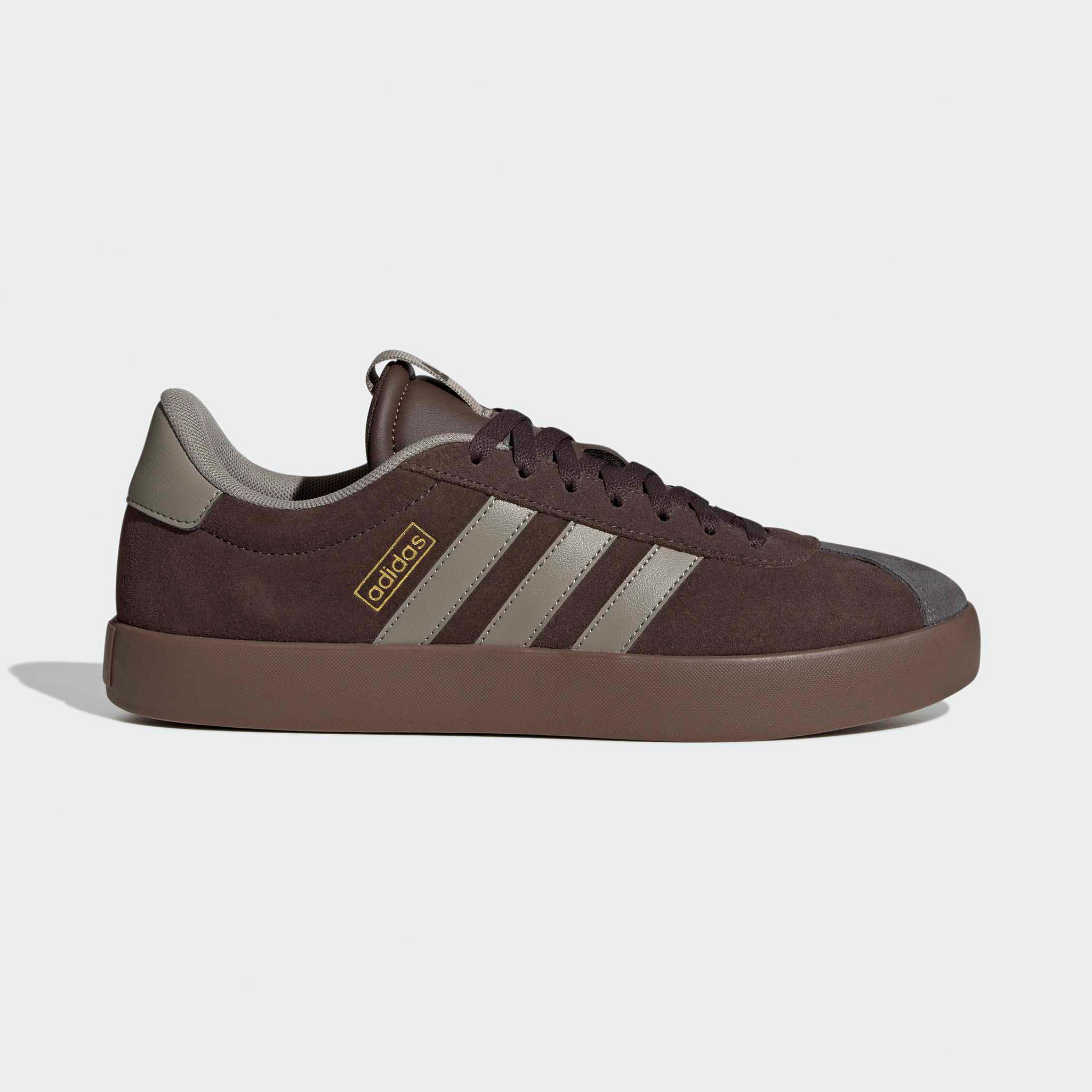 Adidas VL Court 3.0 LA7780 pánské boty hnědé kožené pohodlné klasické