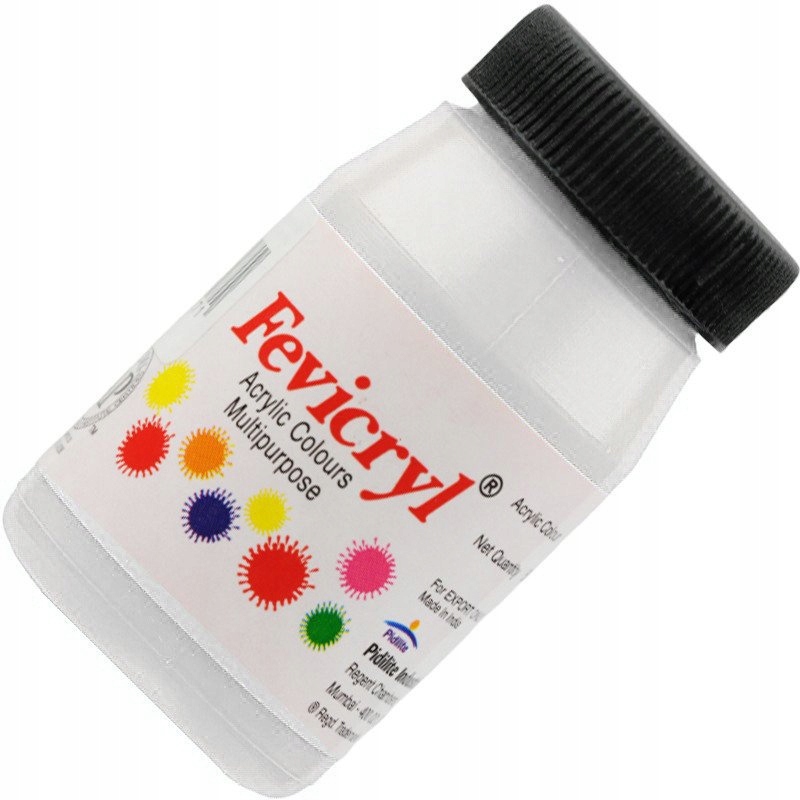 

Farba do tkanin ubrań koszulek Biała 50ml farbka F